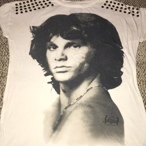 Jim Morrison Women’s Tee Studs Small